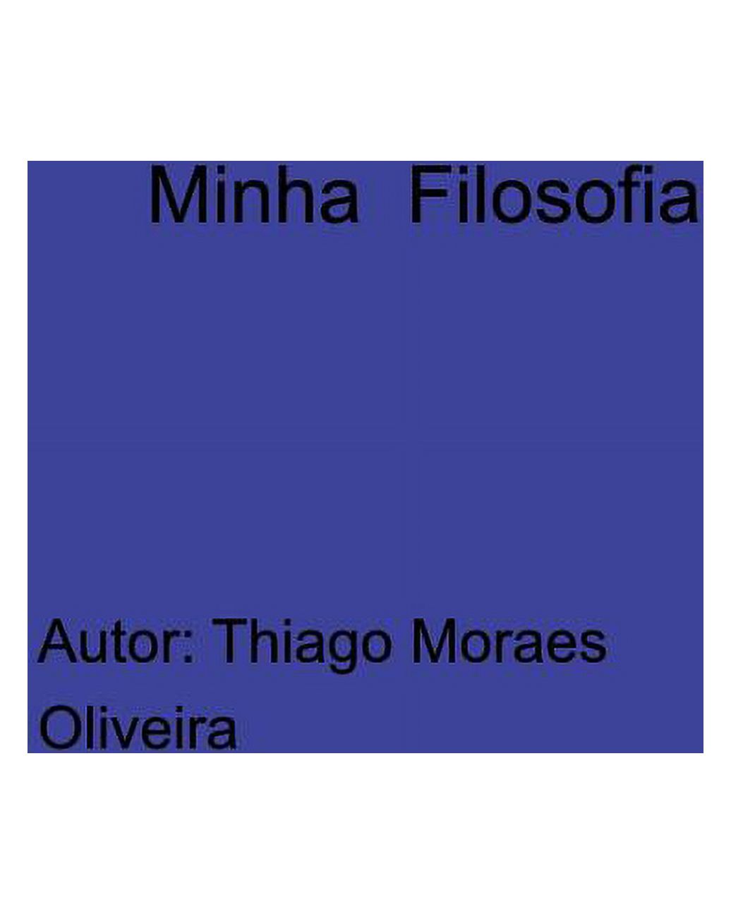 Minha Filosofia, (Paperback)