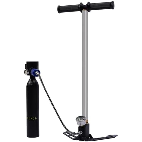 Mini 0.5L Scuba Lung Tank with Pump, Portable Air Tank Diving Kit 3.0Cu Ft Capacity 4500 Psi Max Pressure, Support About 7-10 Minutes for Snorkeling, Underwater Exploration$$Sport & Recreation Other