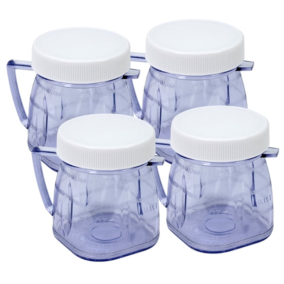 Mini 1-cup Plastic Jar fits most Oster Blenders ((4) Pieces)