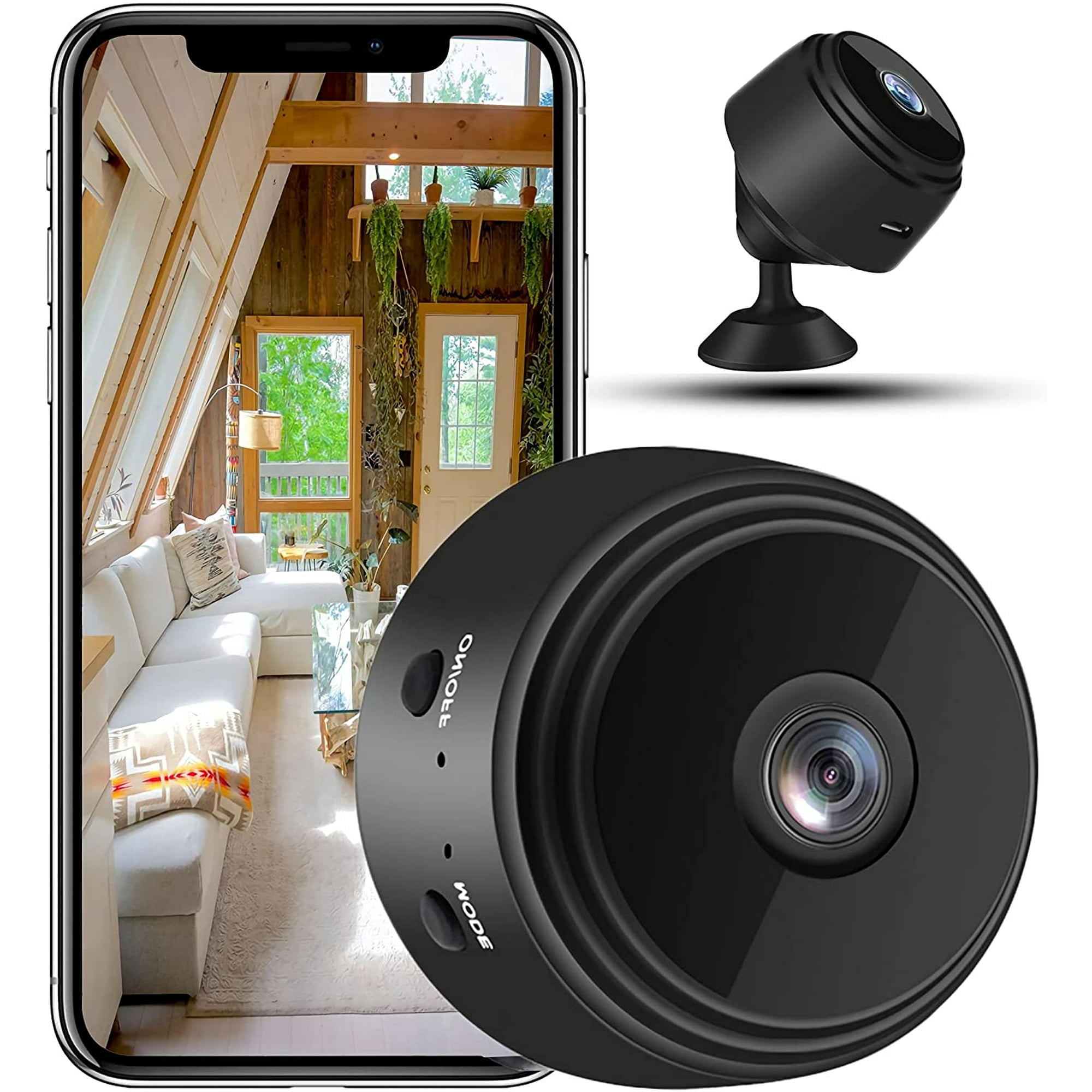 iMounTEK Mini Smart Camera 1080P HD Wireless WiFi Video Camera Home  Security Cam Mini Camera - Yahoo Shopping