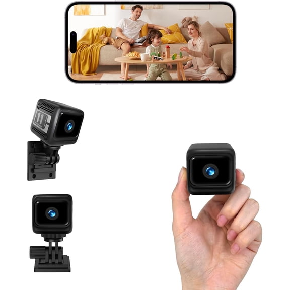 Mini 1080P Wireless Security Camera Battery Powered Camera With Night Vision Motion Detection For Home Baby And Pet Monitoring