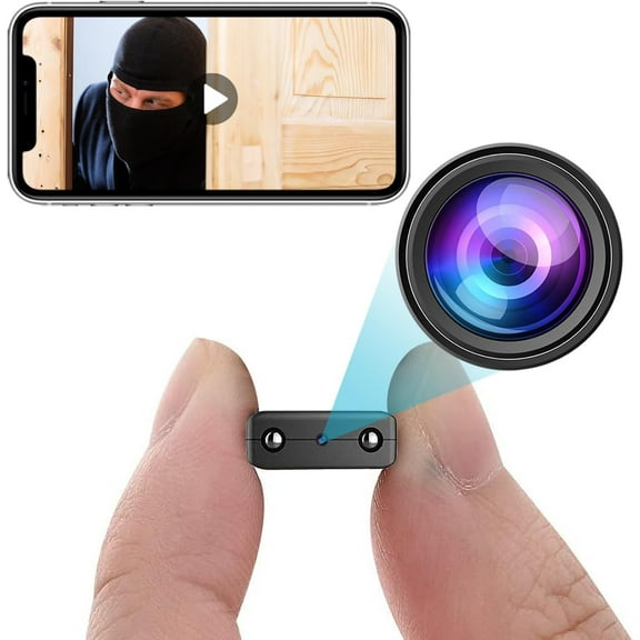 Smallest Plug-in WIFI Camera System, Cyclic Recording Wireless Camera, Mini Nanny Camera HD 1080p with Night Vision, Motion Detection for Security, for Home/Pet/Baby Monitor