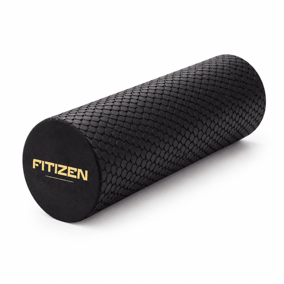 Mini - 12 x 4 Inches Firm EVA Foam Roller for Deep Tissue Massage, Yoga, Pilates, Home Gym