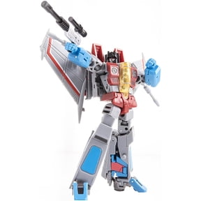 Mini 2In1 Transformable JetStyle SciFi Mecha Action Figure, MultiArticulated ABS Collectible Model With Cloak Accessory