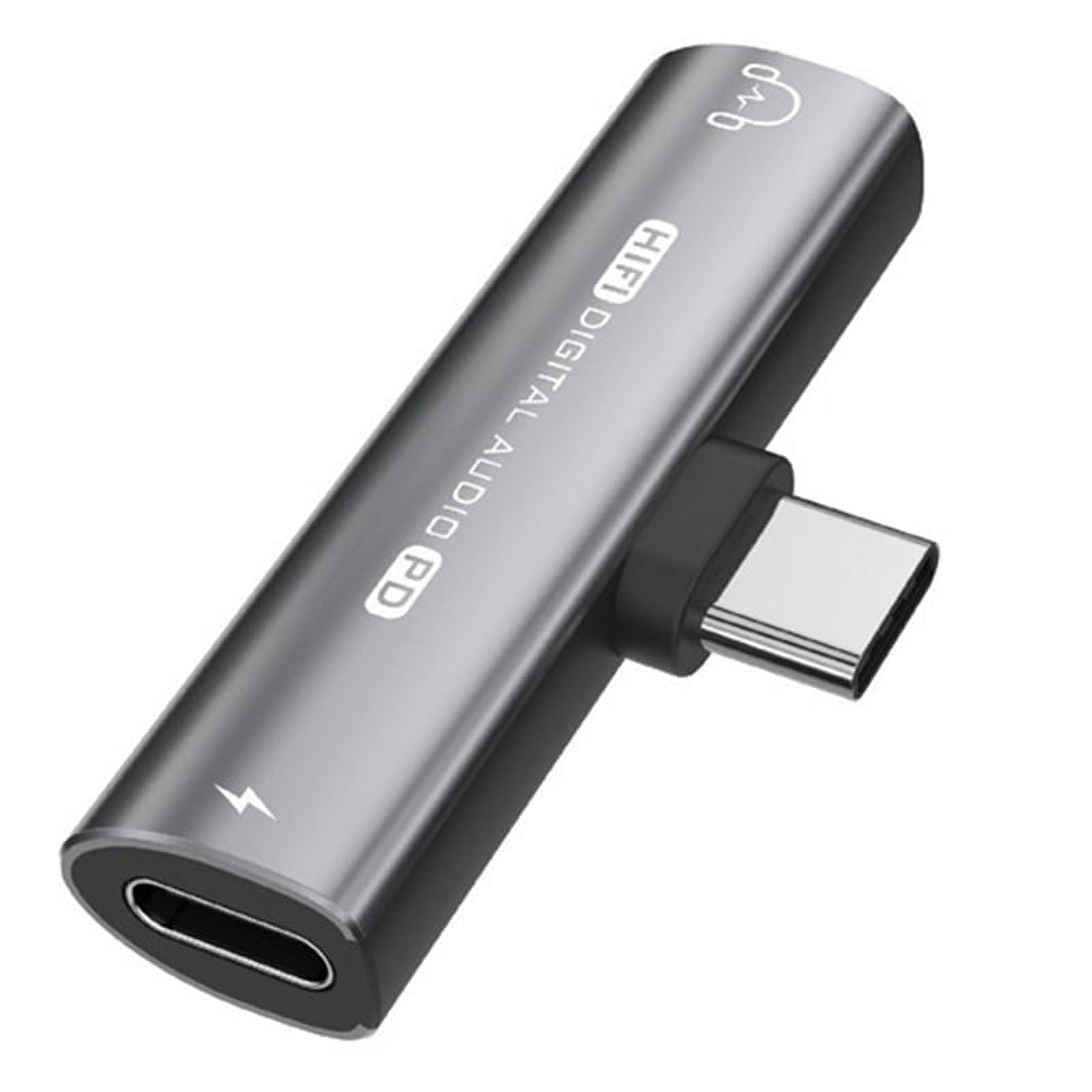 Mini 2 in 1 Converter TypeC to 3.5mm Audio Adapter TypeC Headphone