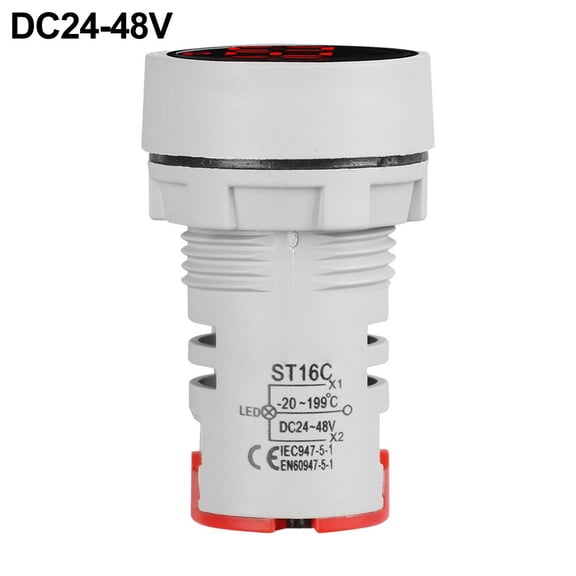 Mini 22mm Round Thermometer Digital Thermometer