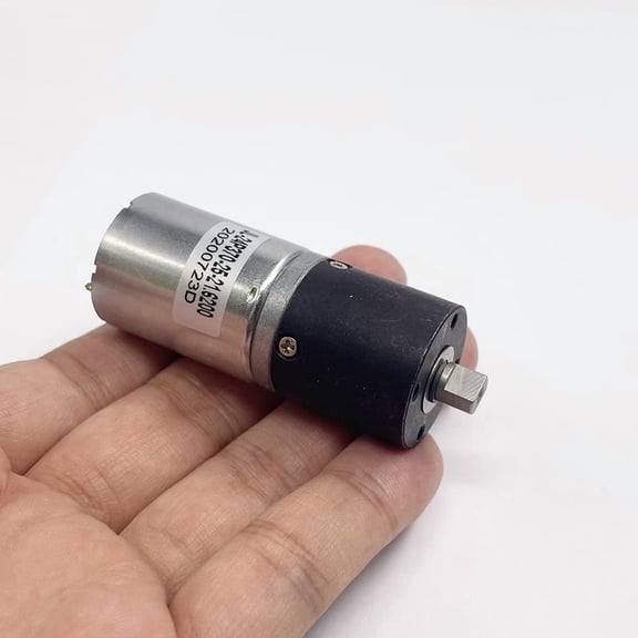 Mini 24mm Micro 370 Planetary Gear Motor Full Metal Gear Box Reduction Motor DC 6V-24V 12V 110RPM Slow Speed Large Torque Robot