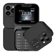 Mini 2G Flip Phone, 1.77-inch, Dual SIM, MP3 Magic Voice, Camera, Flashlight, Speed Dial