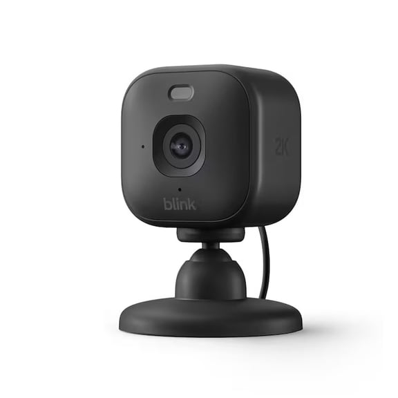 Mini 2K+ (newest model) Plug-in Home & Pet Indoor Security Camera with 2K video resolution, night vision, enhanced audio, motion detection 1 camera (BLACK)