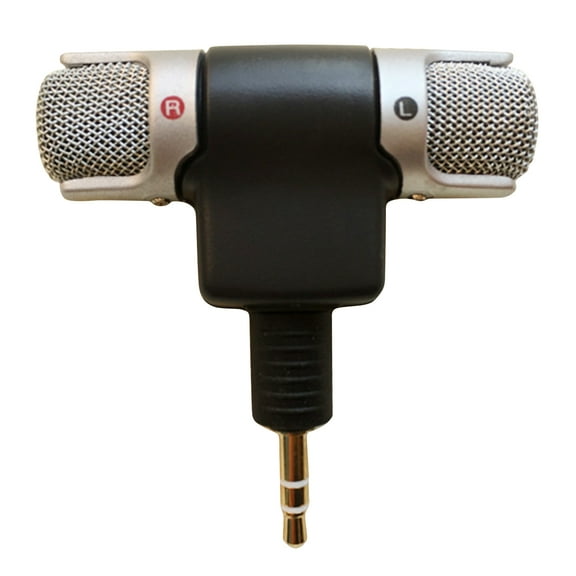Mini 3.5mm Microphone Stereo Mic For Recording Mobile Phone Studios Interviews Microphone For Smartphone Computer