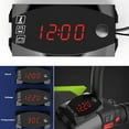 thumbnail image 1 of Mini 3-In-1 Led Display Motorcycle Air Temperature & Time Clock & Voltage Meter, 1 of 8
