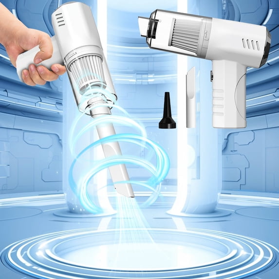 Mini 3 in 1 Cordless Vacuum,Portable Handheld Vacuum,Rechargeable 1200mah Battery,8000pa Powerful Vacuum Cleaner for Car Kitchen Pet Hair
