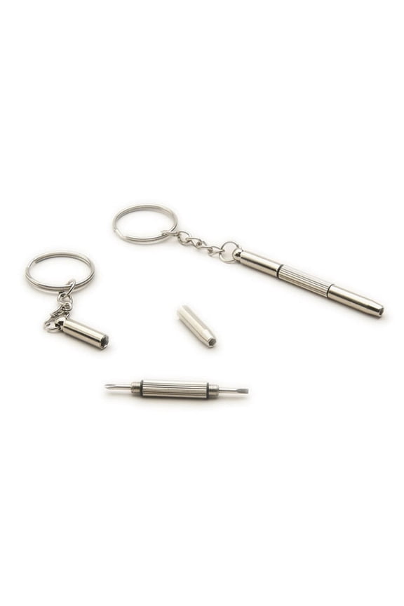 Mini 3-in-1 Screwdriver Keychain Metal Tiny Tool Set Repair Glasses