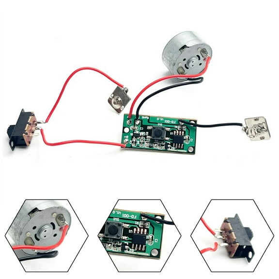 Mini 300 Solar Power Motor DC 3V-5V Toys Parts Switch Speed Regulation Control