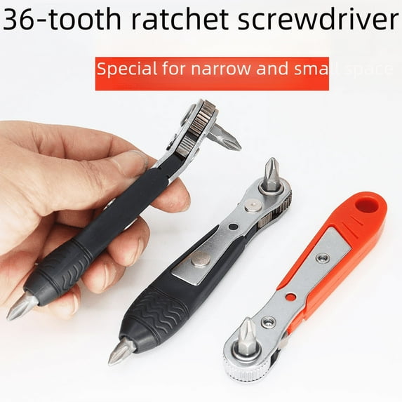 Mini 36 teeth ratchet screwdriver narrow small space gap maintenance operation wholesale head socket L type corner wrench