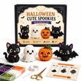 thumbnail image 1 of Mini 3D Beaded Animal Kit, Cute Pumpkin Ghost DIY Craft Bead Embroidery Set Gift for Stress Relief, for Adults, Teenagers, and Beginners, 1 of 10