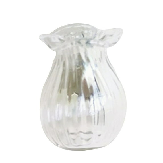 Mini 3D Flower Shaped Magnetic Vase for Refrigerator Cute Ceramic and Glass Decorative Magnets To Securely Hold Recipes Photos Reminders Kitchen Cabinet Office Whiteboard