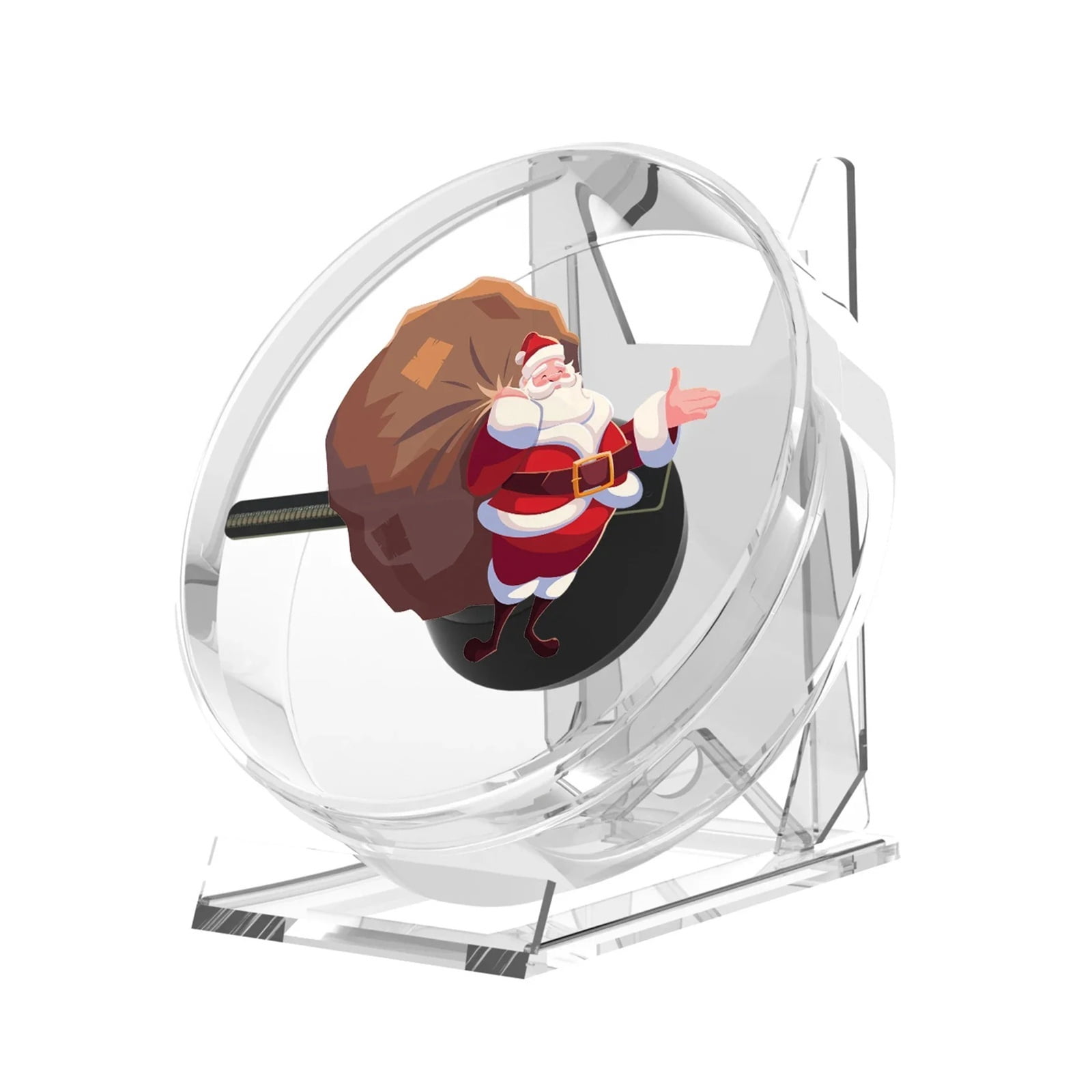 Mini 3D Holographic Projector Fan Desktop LED Advertising Machine Hologram Picture Video Display