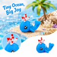 thumbnail image 1 of Mini 3D Printed Animals Cute Whale Figurine 1.5 Inch Small Squeeze Toys Cute Aesthetic Room Decor for Desk Shelf and Gaming Spaces, 1 Pack, 1 of 6