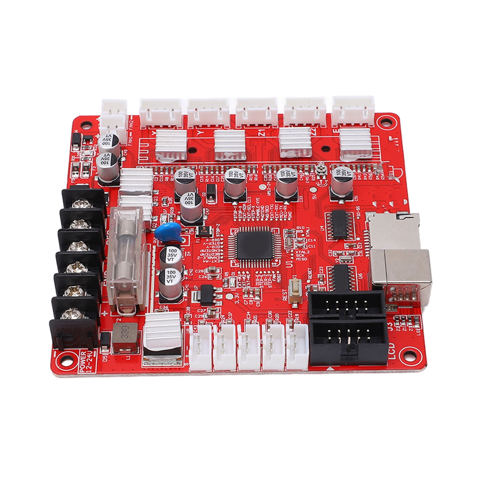 Mini 3D Printer Controller Board, 3 Way Output 3D Printer Control Board