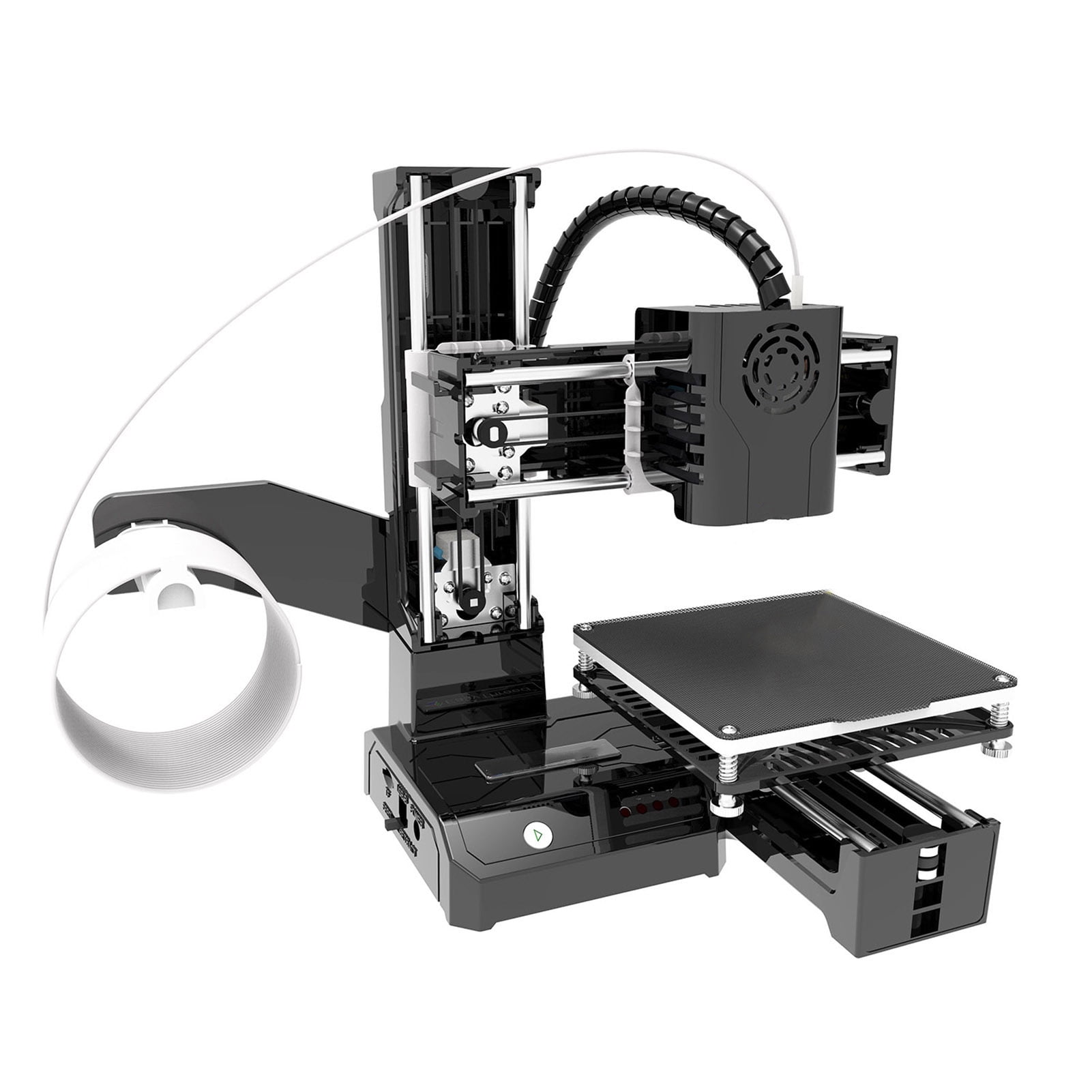 Mini 3d printer for beginners portable diy 3d printer kit 4x4x4in