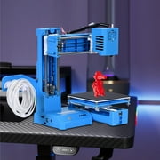 Mini 3D Printer for Ki-ds Beginners, Fully Assembled with Auto Leveling 100mm, Quiet Desktop Printer for Home Sch-ool Education
