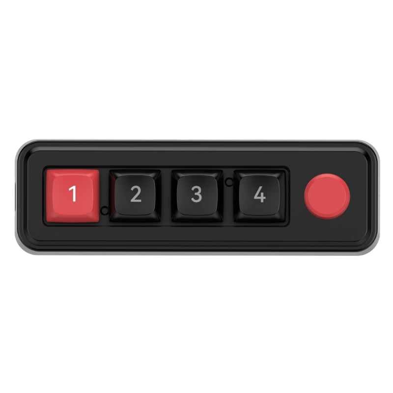 Mini 4-Key Keypad Mechanical Gaming Keyboard Self Programming Hot Swap ...