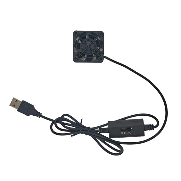 Mini 40mm USB cooling fan with 3 adjustable speeds for laptops and other devices