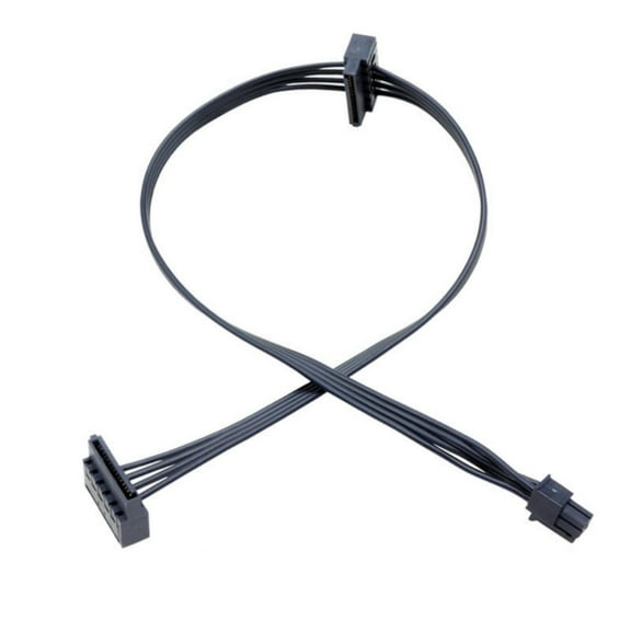 Mini 4Pin/4Pin/Min6Pin to Dual 15Pin SATA HDD Power Cable Serial Hard Drives Power Cable Adapter for Desktop Accessories
