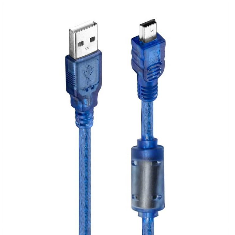 Mini 5Pin USB Cable USB 2.0 Type A Male to Mini 5P Male Foil+ Braided  Shielded 1.5m 3m 0.3m 0.5m 
