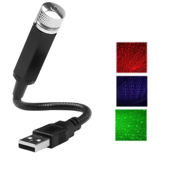 Mini 5V USB Car Roof Star Projector LED Starry Sky Night Light Atmosphere Lamp Romantic Ceiling Decorat For Room Party ,Romantic Atmosphere