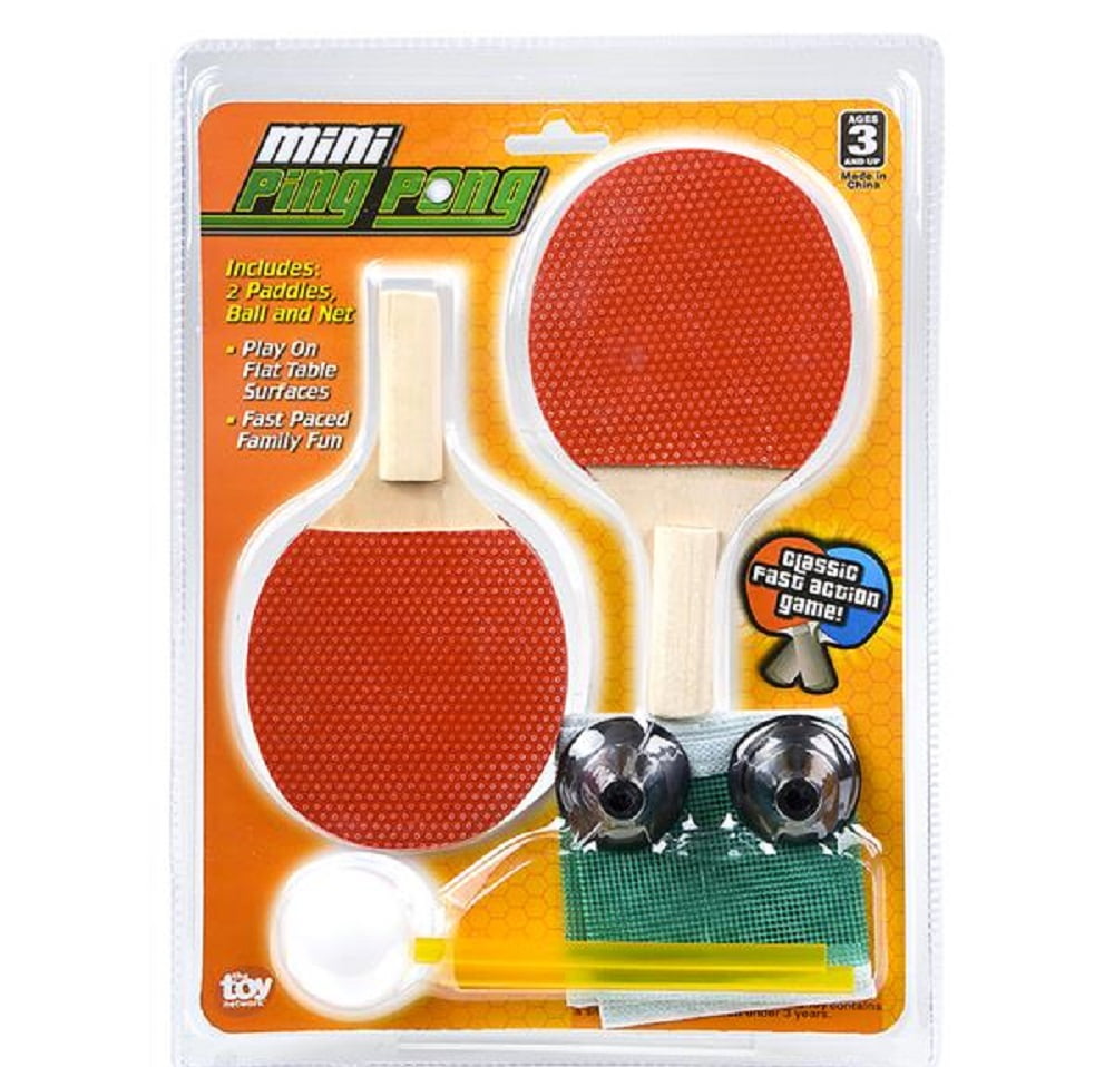 Balls of Fury Walmart Exclusive Mini Ping Pong Paddle Set Brand