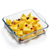NUTRIUPS Mini 6 in x 6 in 20 oz Glass Baking Dish, for Oven
