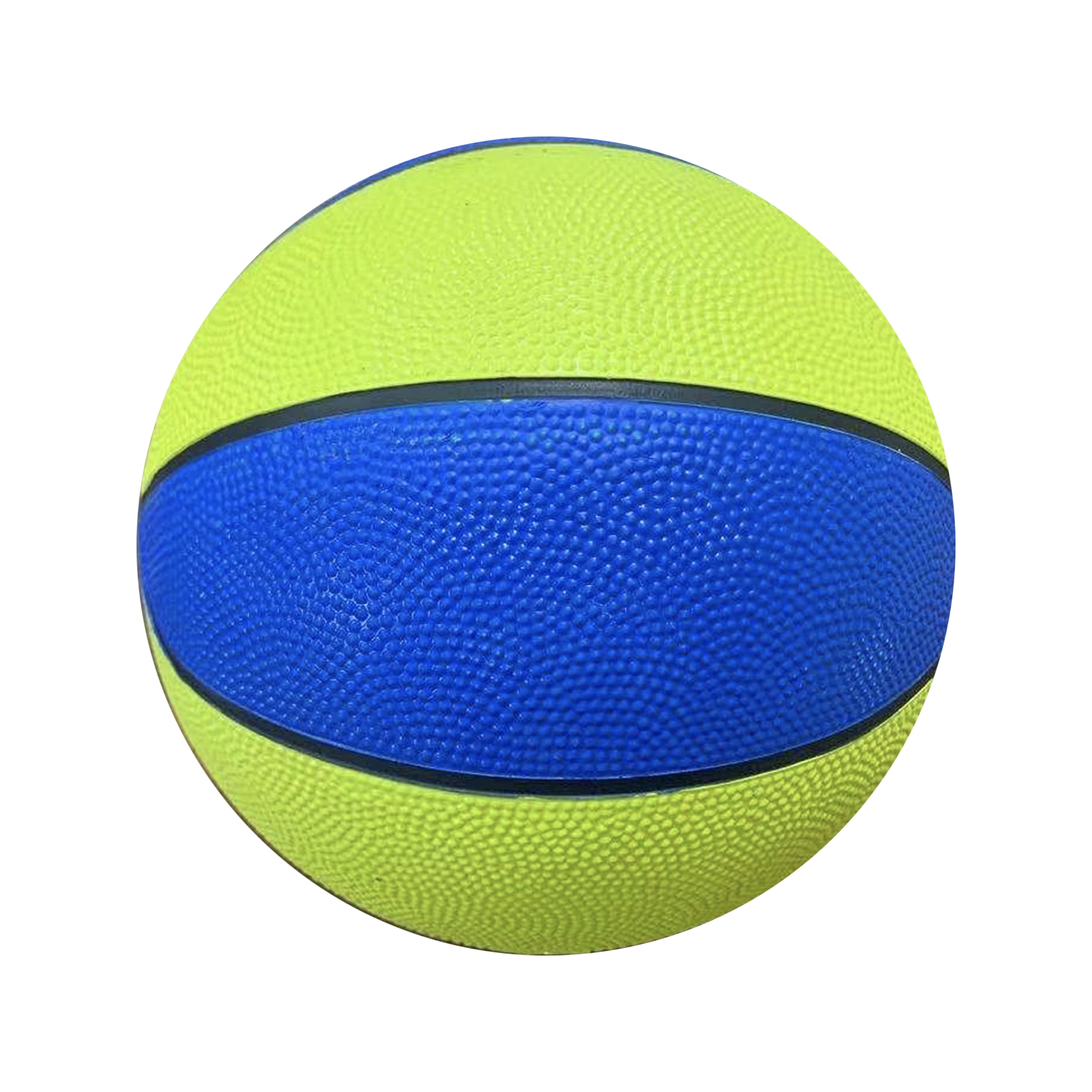 Mini 7" Youth Basketball Yellow and Blue Multicolor