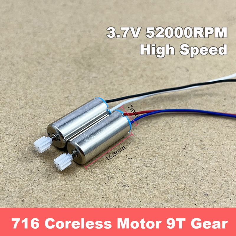 Mini 7mm * 16mm CW CCW coreless motor DC1. 5v-4. 2v 3v 3.7V 52000rpm ...
