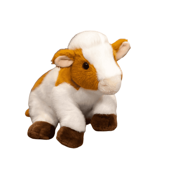 Mini 8.7'' Realistic Plush Cow Toy - Simulation Stuffed Animal Plush Toy, Perfect Gift for Children, Baby Showers & Collectors