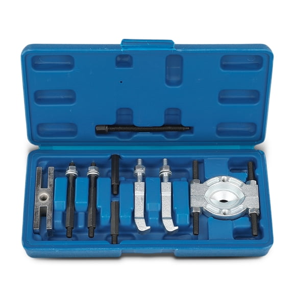 Mini 9pc Bearing Puller Separator Set 30-50mm Pull Out Jaw Gear Pulley Removal Fit for Removing Small Gears Wheels and Fittings from Shaft Black