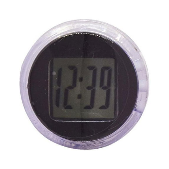 Mini ABS Motorcycle Digital Clock: Waterproof, Shockproof, Vibration Proof for Motorcycle, Bike, Office or Locker Use