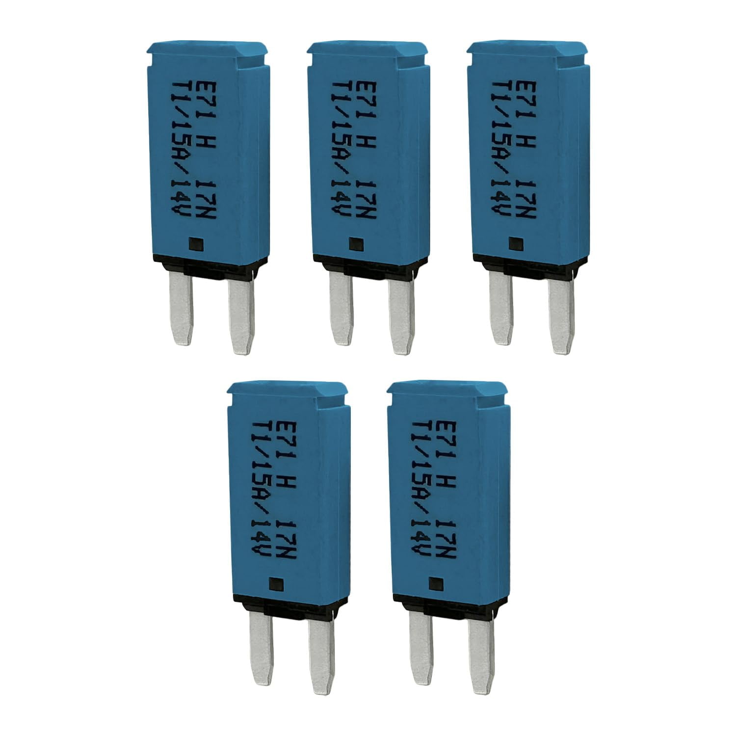 Mini ATM Auto Reset 15 Amp Circuit Breaker Fuse for Automotive Marine RV Car Truck Audio Battery