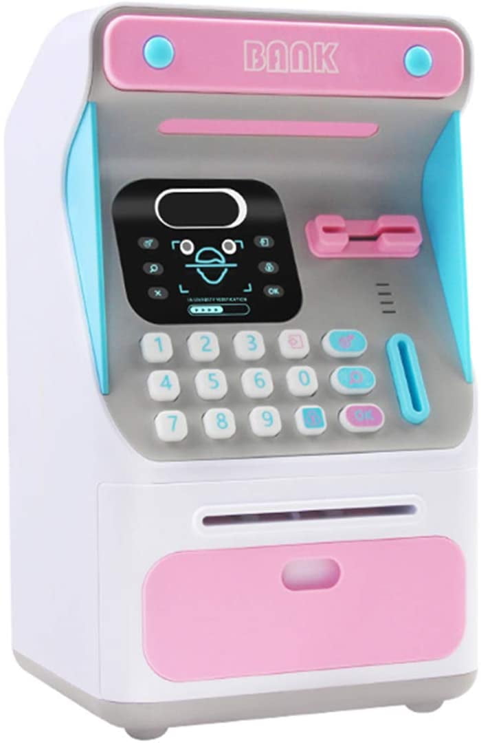 Mini ATM Money Bank with Electronic Lock Face Recognition Auto