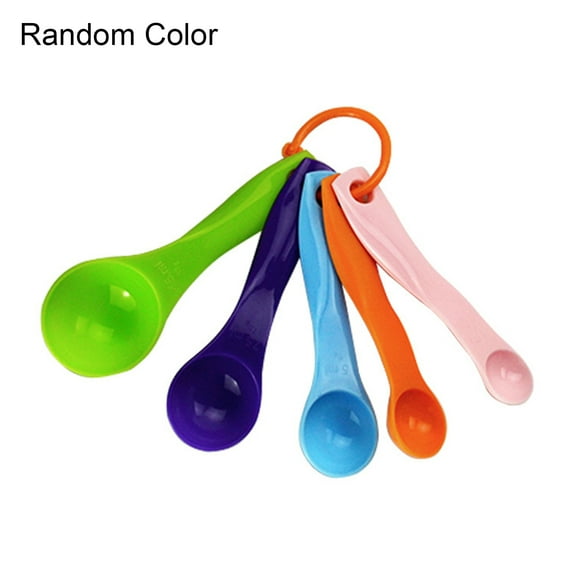 Mini Accurate 2 Scale 1/2.5/5/7.5/15g/ml Kitchen Measuring Spoons Cups Baking Tools Multi-color PP