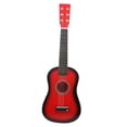 thumbnail image 1 of Mini Acoustic Wooden Guitar Inch Portable for Kids & Student Beginner, 1 of 5