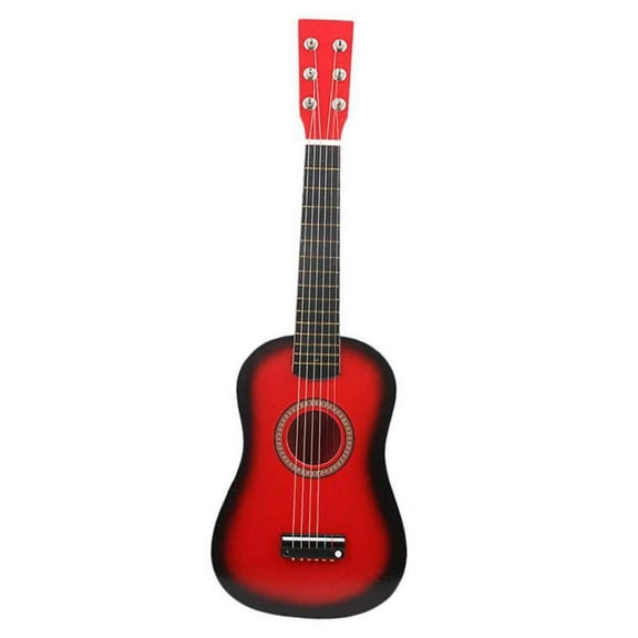 Mini Acoustic Wooden Guitar Inch Portable for Kids & Student Beginner