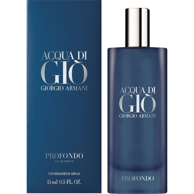 Mini Man Giorgio Armani Acqua Di Gio Profondo EDP Spray for Men, 0.5 oz Mini ...