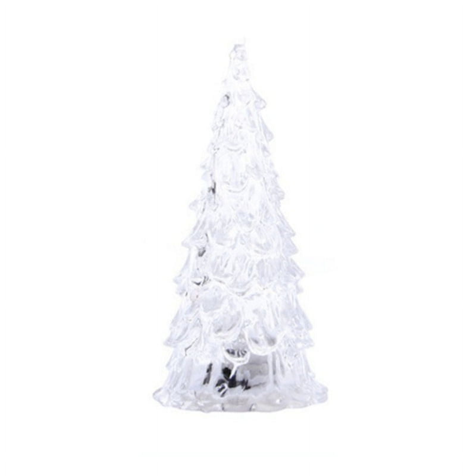 Mini Acrylic Christmas Tree with Color Changing LED Lights Battery