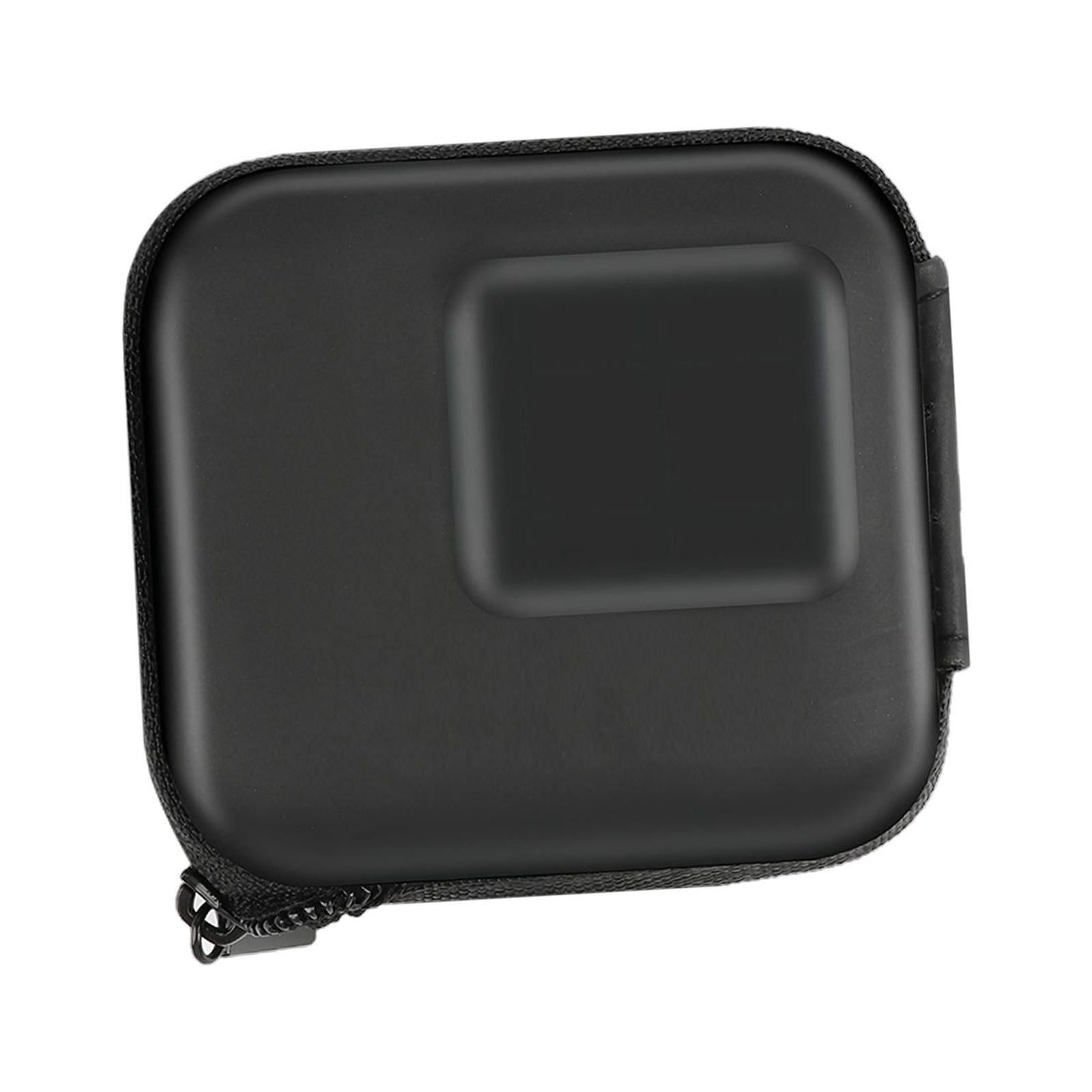 Mini Action Camera Bag Hard ,EVA Shell Bag Pouch Half Open Design Black