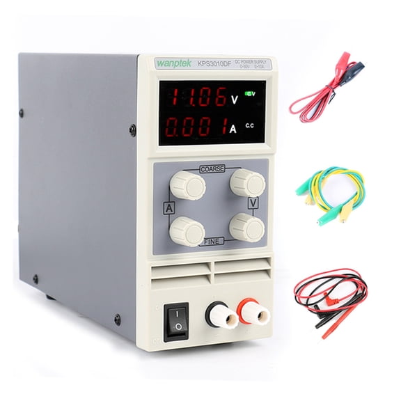 Mini Adjustable Digital DC Power Supply Laboratory Switching Power Supply 30V 5A 10A 0.01V 0.001A US/EU/AU ,Low-loss