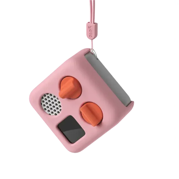Mini Adventure Jacket (3rd Gen.) in Think Pink with Matching Wrist Lanyard
