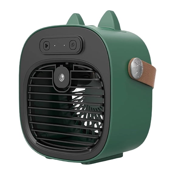 Mini Air Cooler Portable Desktop Fan Humidifier USB Powered Quiet Small Room Home Office