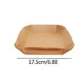 thumbnail image 1 of Mini Air Fryer Liners Disposable for Most 2-5 Qt Small Air Fryer,100/50/10 Pcs Small Parchment Paper Square Airfryer Paper Liners for Air Fryer,Oven,Roasting,Baking,Microwave(Khaki-10pcs,6.9x6.9"), 1 of 8